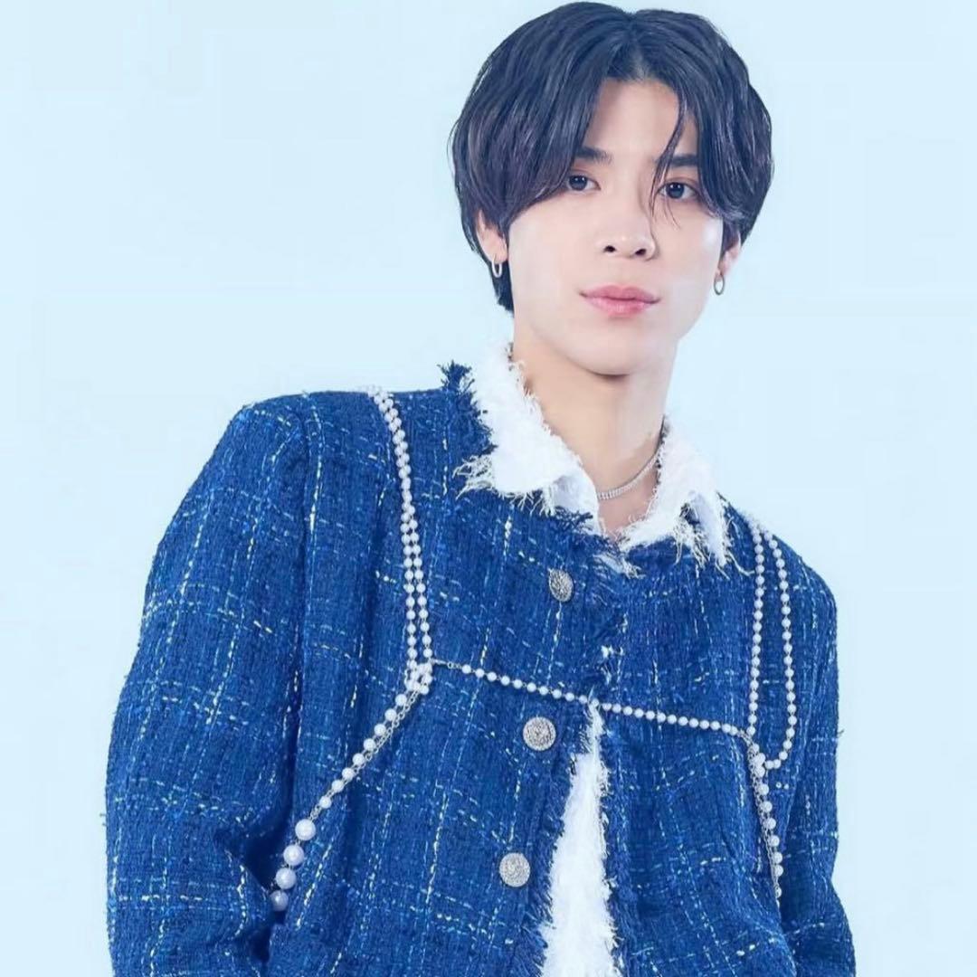 ALUDE 松島聡 着用 blue check tweed jacket - メルカリ