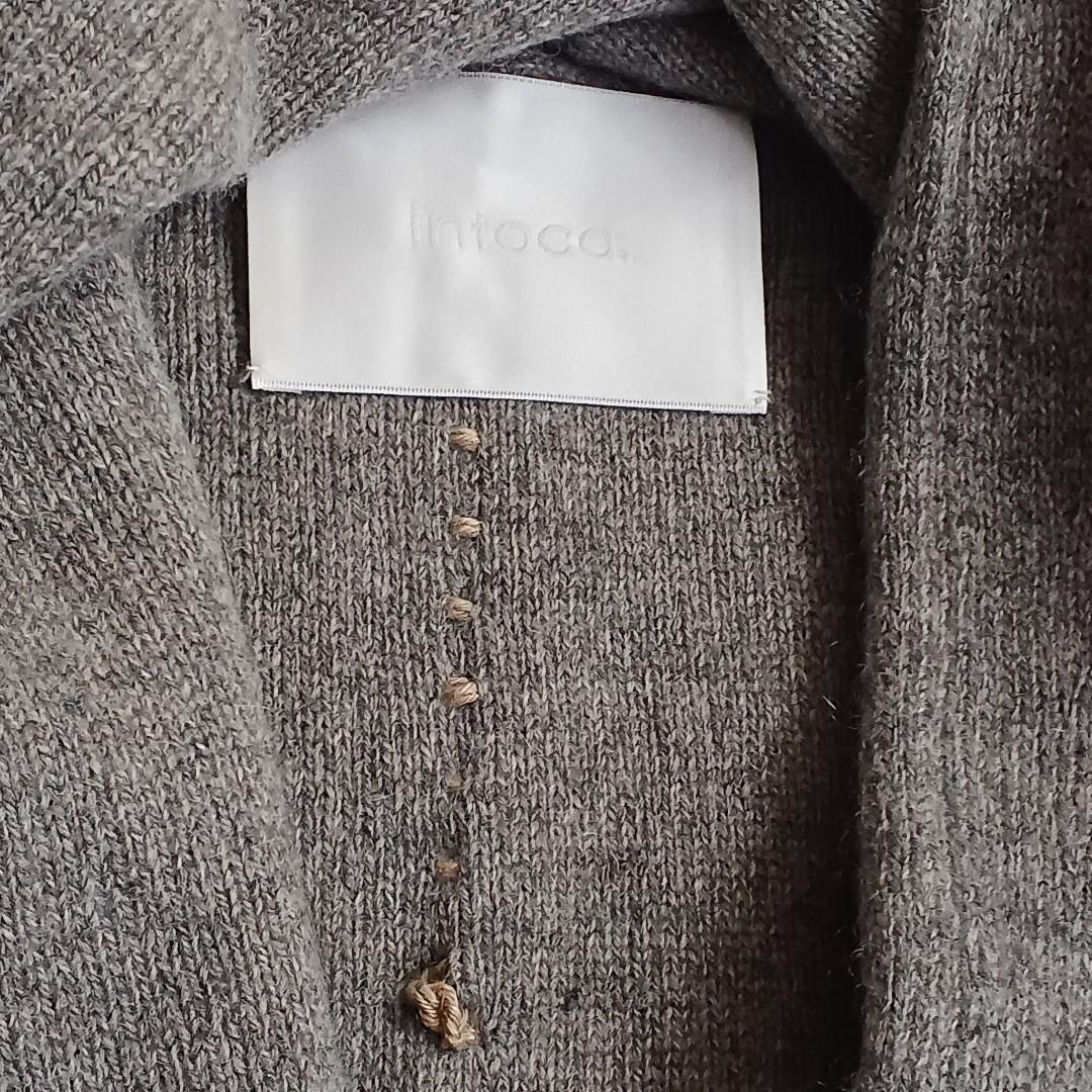 intoca タグ有 未使用 ウール ロングニットジレ - メルカリ