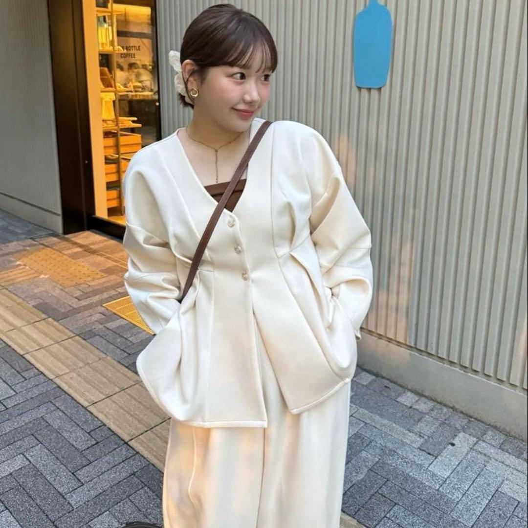 OLUN コクーンペプラムカーディガン きりまる - トップス通販