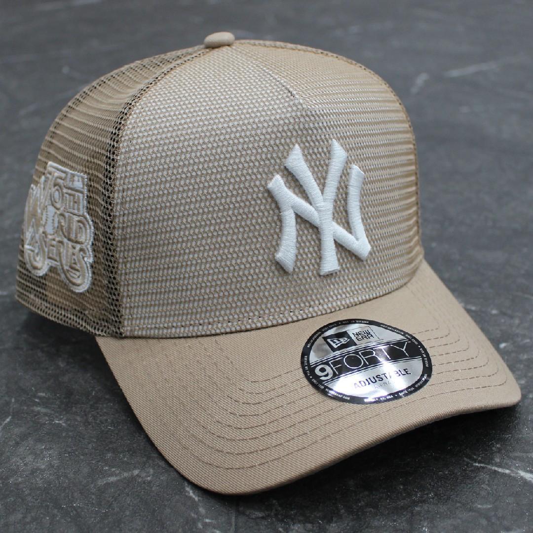 NEW ERA NY ヤンキース メッシュキャップ 海外モデル キャメルベージュ Amazon | ニューエラ (New Era) A-Frame メッシュキャップ キャップ