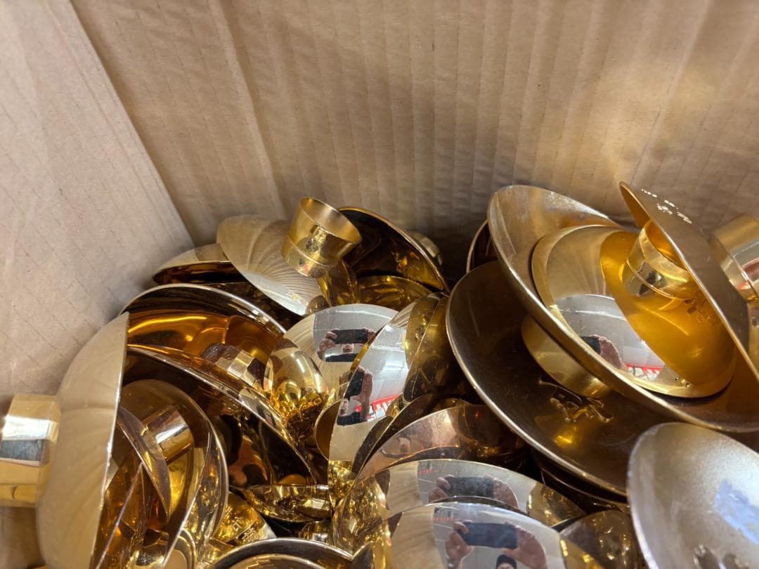 ジャンク品】金杯まとめ売り 24KGP 金メッキ 総重量約12.65kg