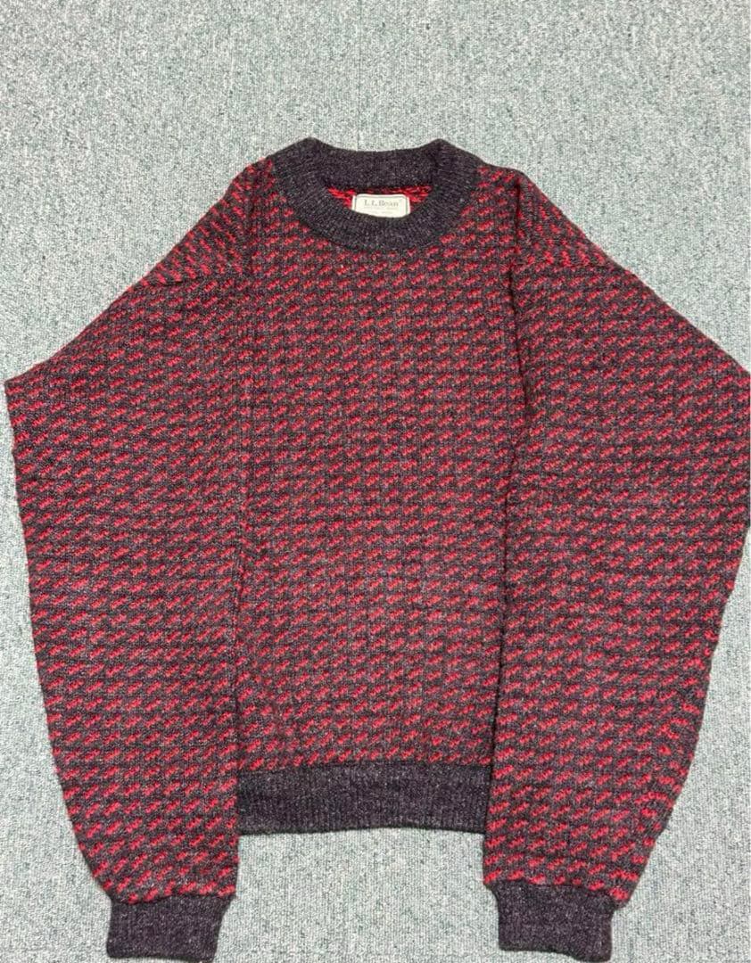 80s 【在原みゆ紀着用】 L.L Bean バーズアイニット サイズXL - メルカリ