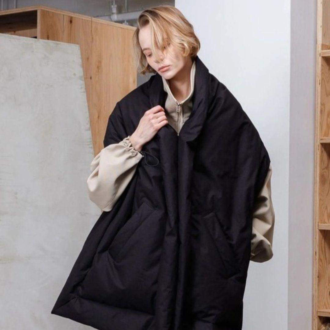 【VOAAOV】 KAWADA DOWN Big Stole -Cotton