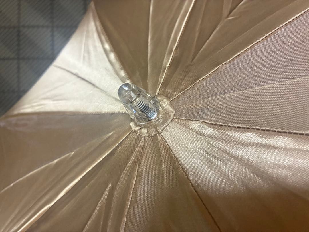 HANAEMORI 折りたたみ傘 ベージュ ビンテージ 森英恵 上品 - メルカリ