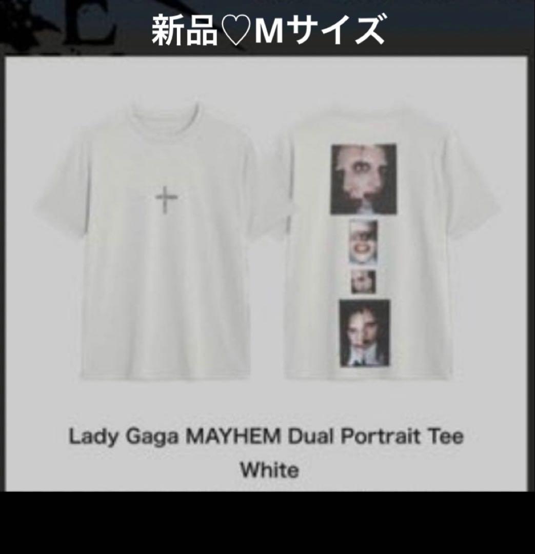 新品 LADY GAGA MAYHEM POP UP 限定 Tシャツ M 白 - メルカリ