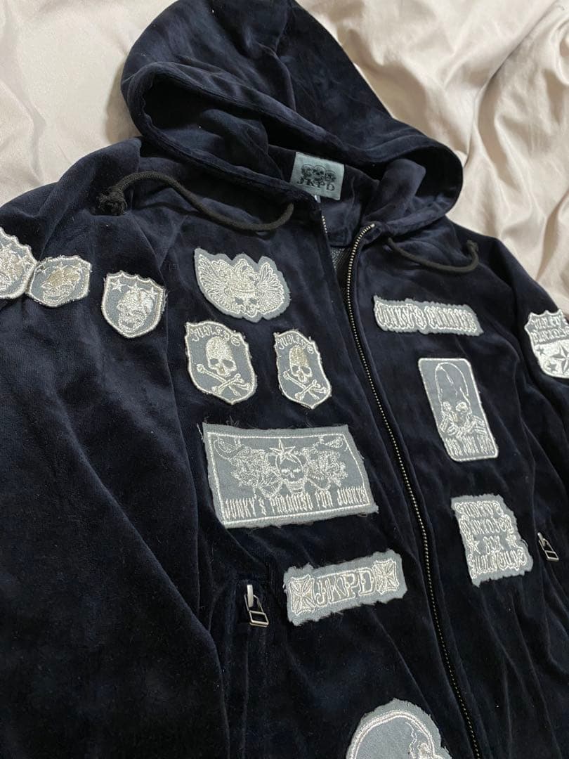 JKPD 日本限定 別珍 パーカー スカジャン スカル unisex
