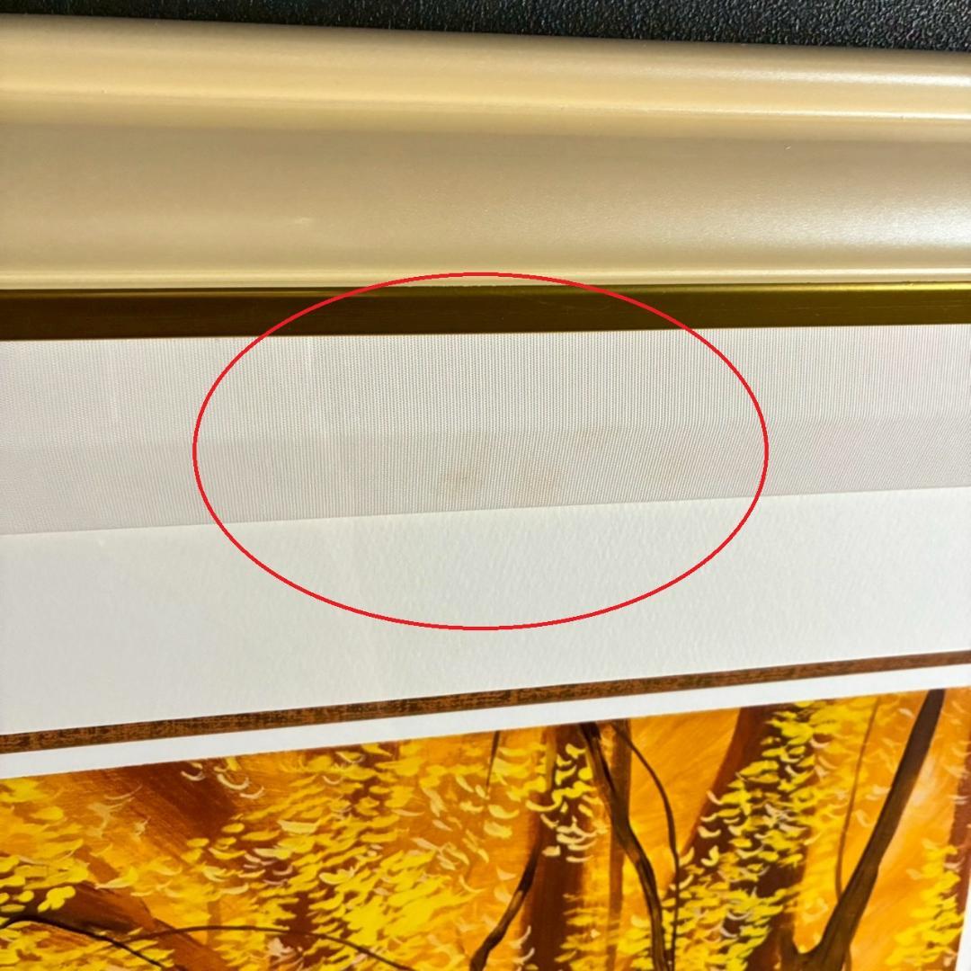 美品 ミッシェル・バテュ「フォーシーズン秋」シルクスクリーン 大作