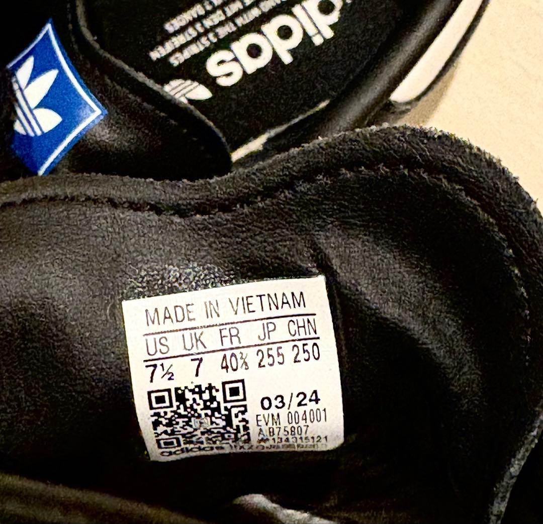 美品 adidas OG SAMBA BLACK 25.5cm
