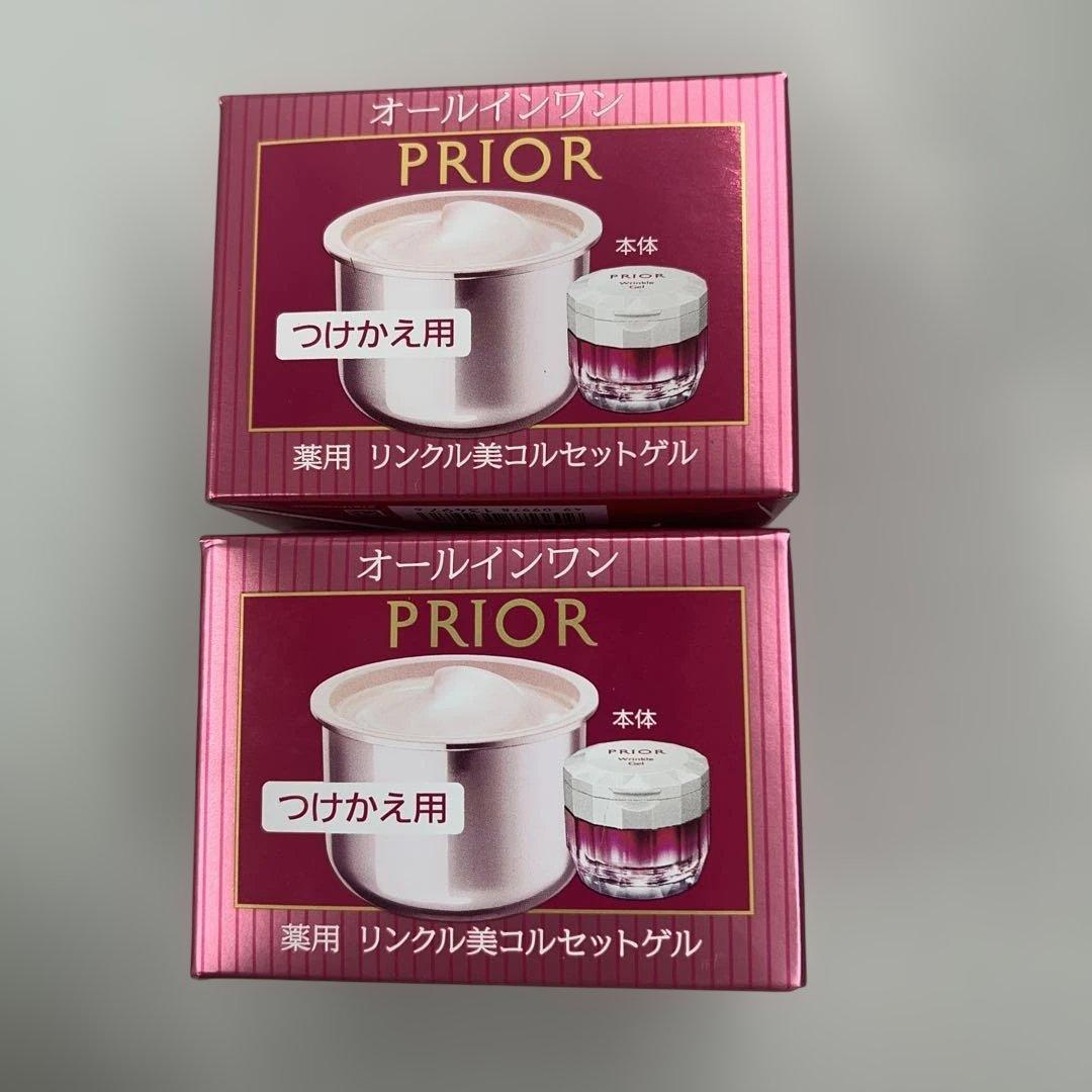 プリオール 薬用リンクル美 コルセットゲル つけかえ用 90g 新品2個セット 資生堂 プリオール 薬用 リンクル美コルセットゲル つけかえ用 90g