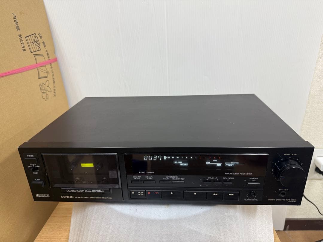 【ジャンク】DENON DR-M9 カセットデッキ 電源確認済み 現状品 DENON DR-M9の仕様 デノン/デンオン