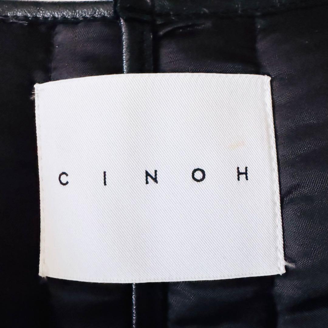 希少】 チノ キルティングベスト ロング丈 異素材 4ポケット 38 グレー