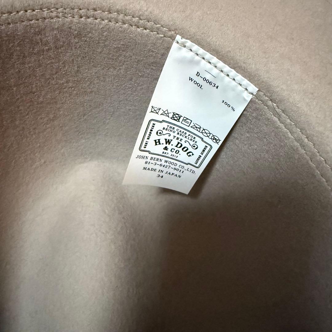 THE H.W.DOG&CO TRAVELERS HAT トラベルハット