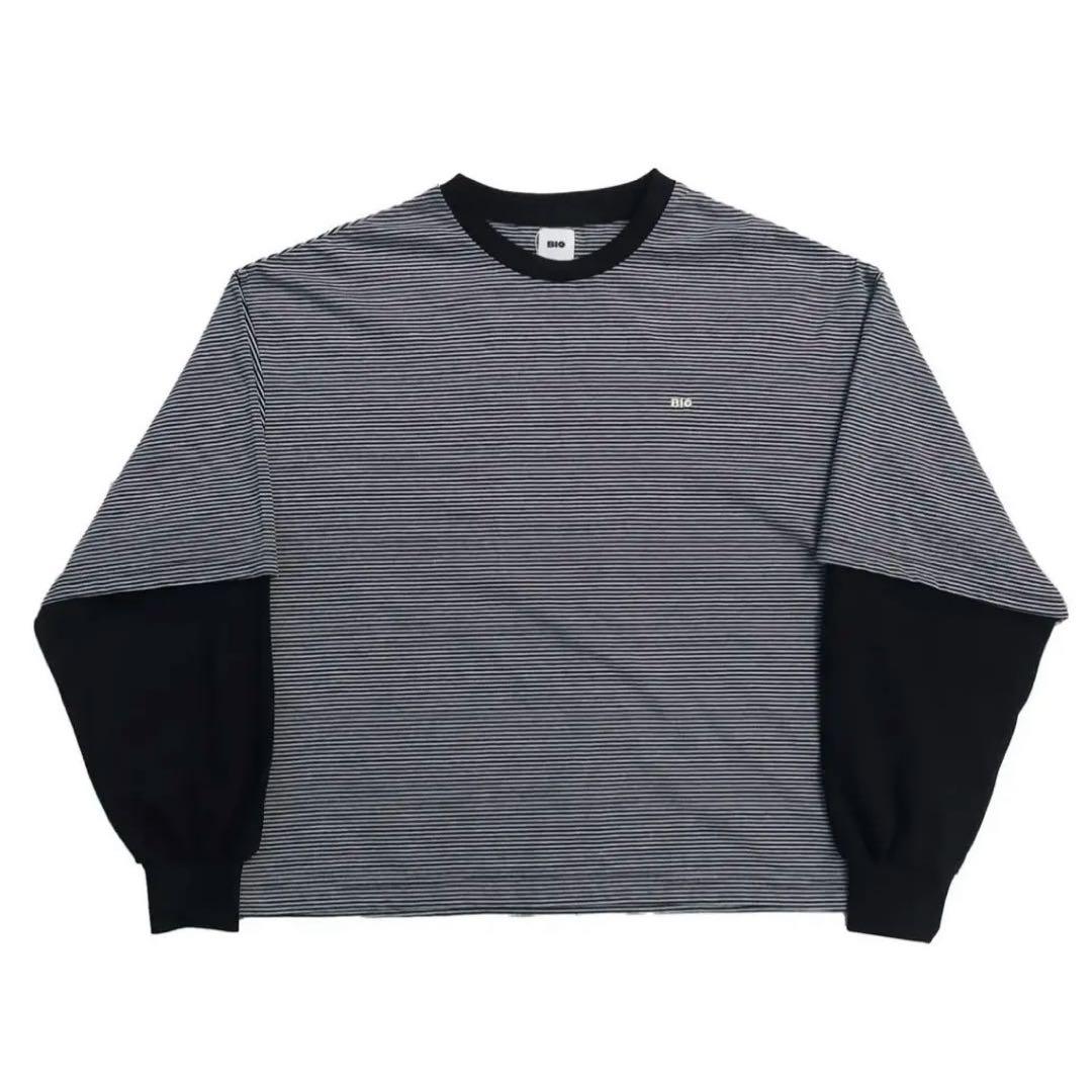 BIO WEAR LAYERED L/S TEE Black - メルカリ