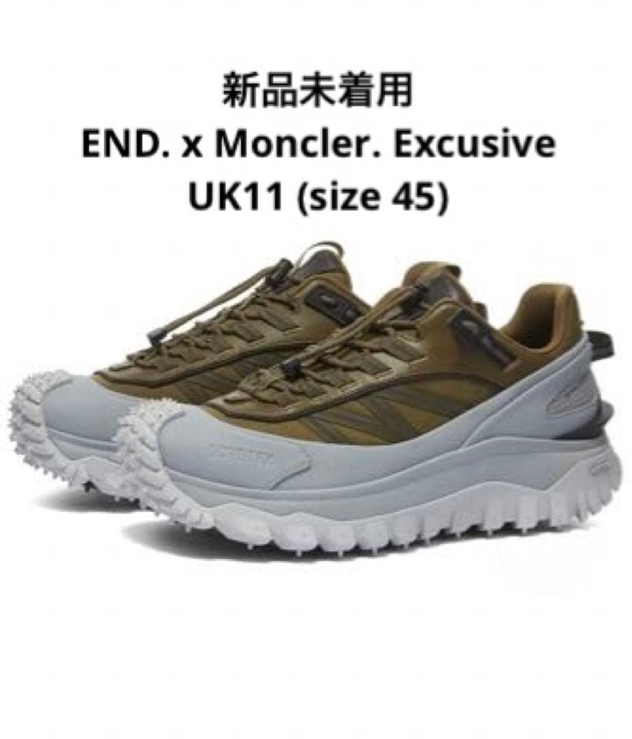 END. x Moncler Excusive TrailGrip-GTX 新品 MONCLER（モンクレール） メンズ スニーカー ロゴ レースアップ