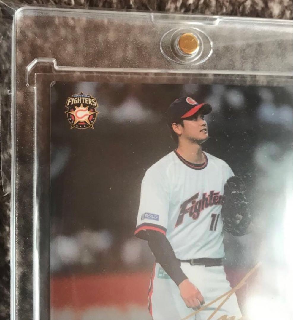 大谷翔平 BBM2016 ホームランソーセージカード 金サイン(印刷)入り