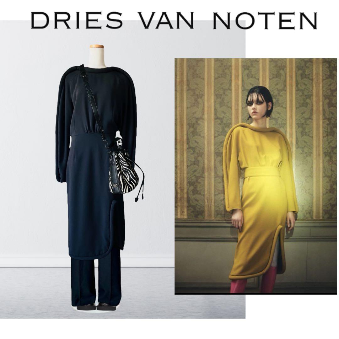 DRIES VAN NOTEN ドリス ヴァン ノッテン ワンピース 36 黒 - メルカリ