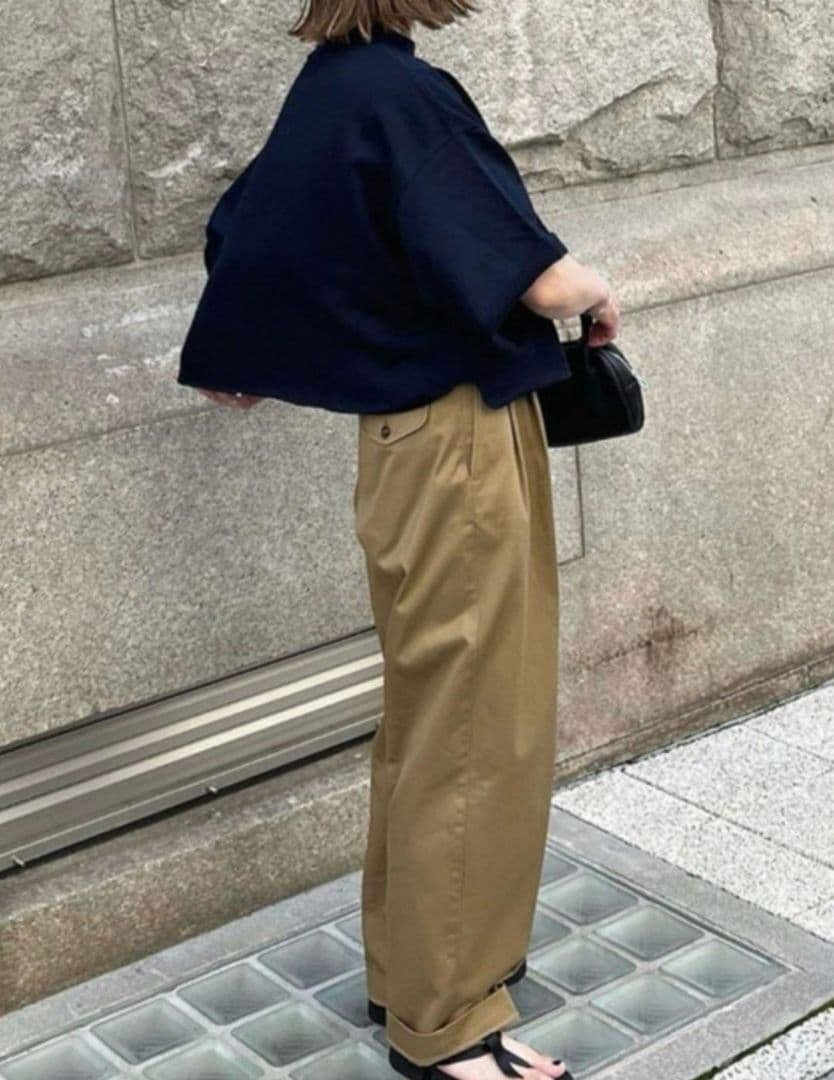 マノンフリップ【極美品】マイグルカパンツ ベージュ サイズ1 日本製