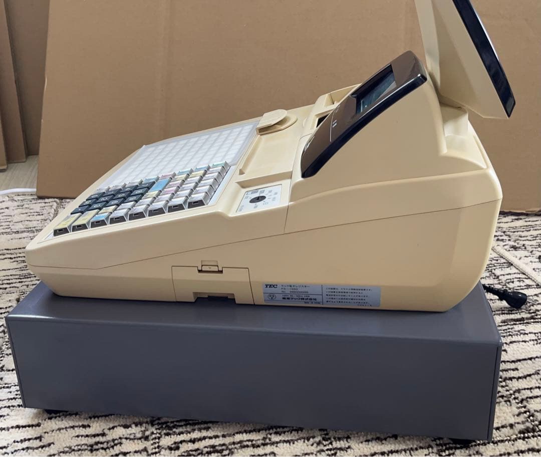 【動作OＫ】TEC 電子レジスター F S-1550 東芝テック -359-