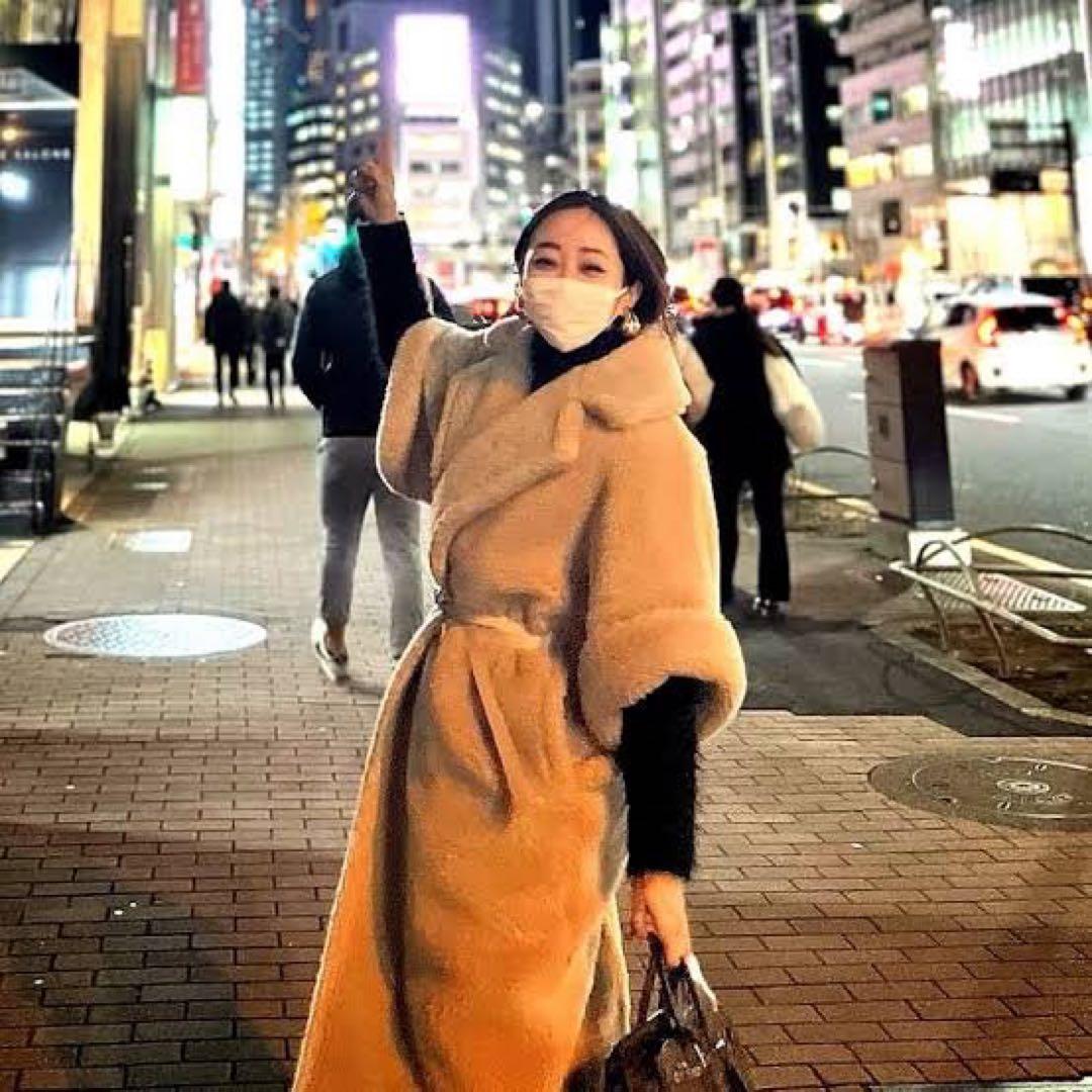芸能人多数着用 MaxMara 23年モデル PRIMO テディベアコート 34 - メルカリ