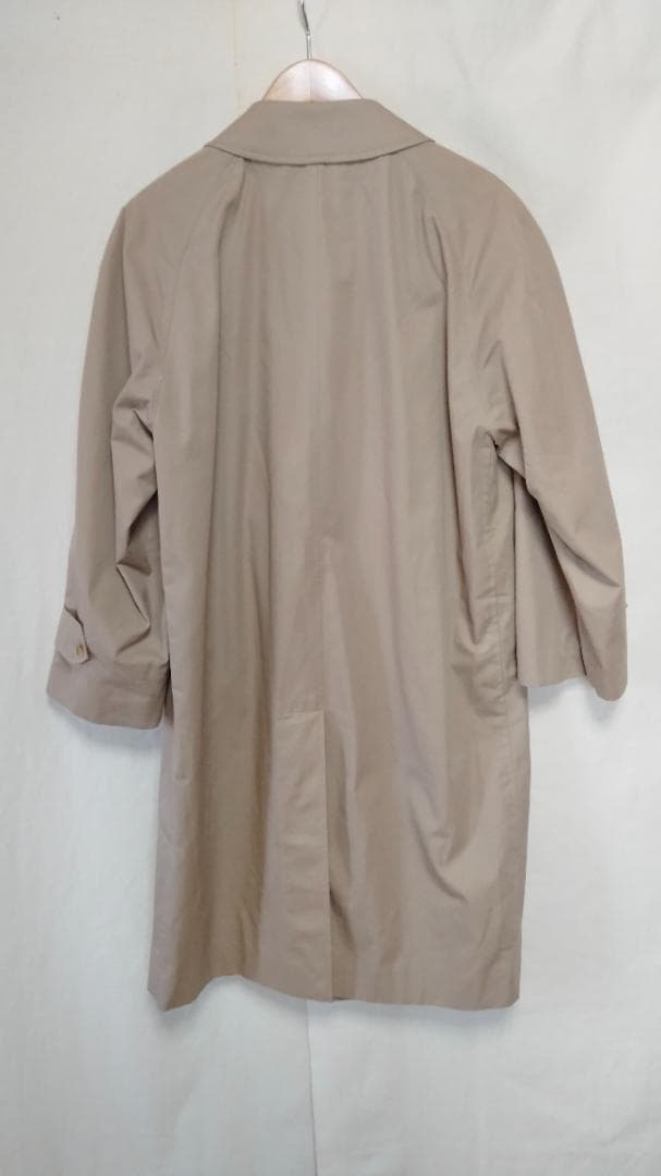 バーバリーロンドンシングルコートMADE IN ENGLANDベージュ正規品L