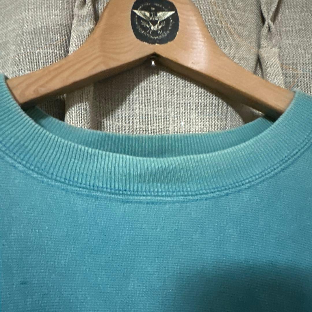 USA製 90s ターコイズグリーン チャンピオンリバースウィーブ 激レア