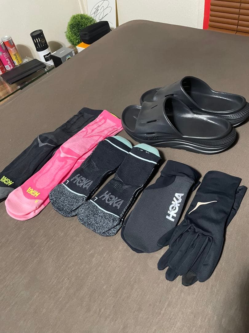 【明日まで限定】サンダル、ソックス、グローブセット キャッチャーミット⭐︎ハタケヤマ⭐︎少年軟式用⭐︎袋付き BASEBALL