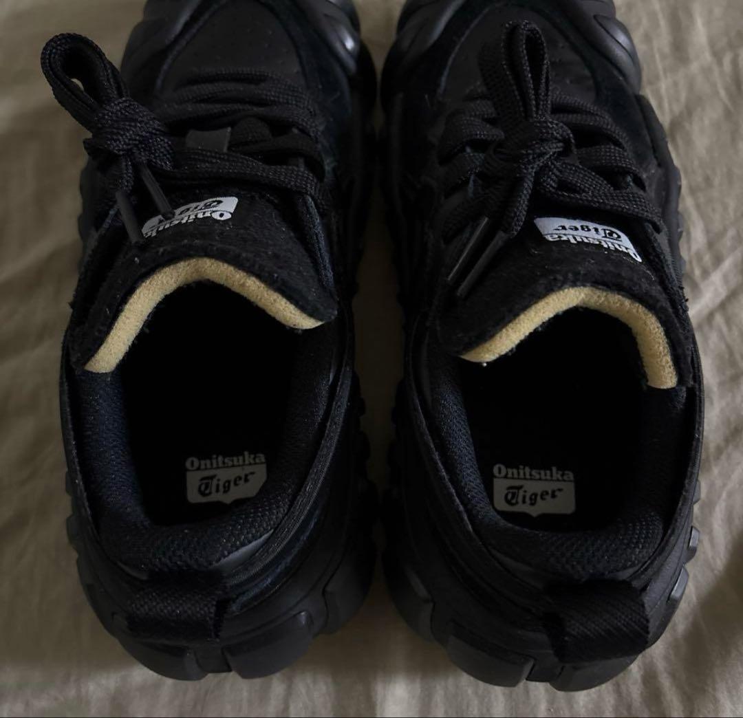 オニツカタイガー 24.5cm DENTIGRE LS デンティグレ ブラック