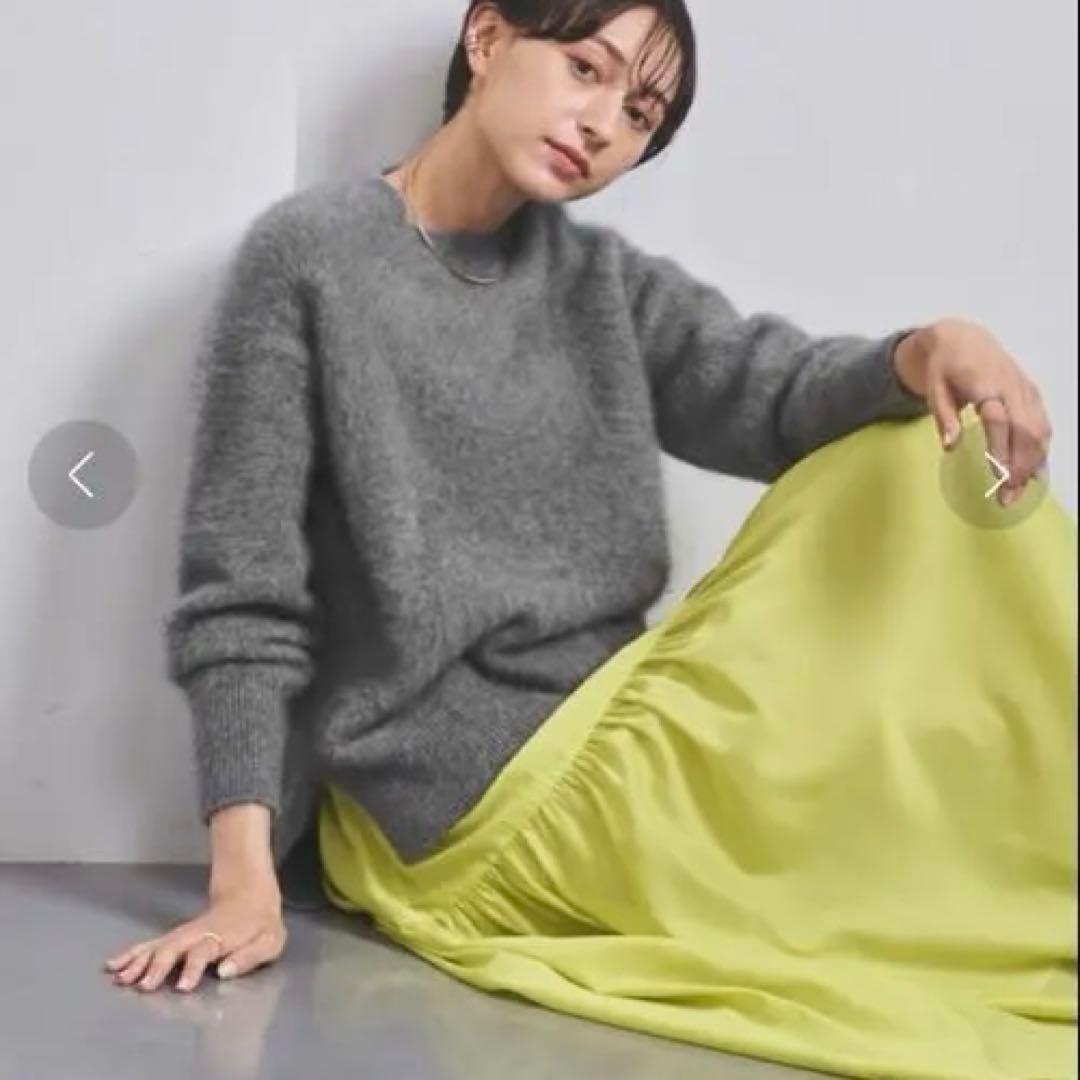 UNITED ARROWS クルーネックニット シャギー　グレー 楽天市場】【SALE／80%OFF】モヘヤ シャギー クルーネック ニット