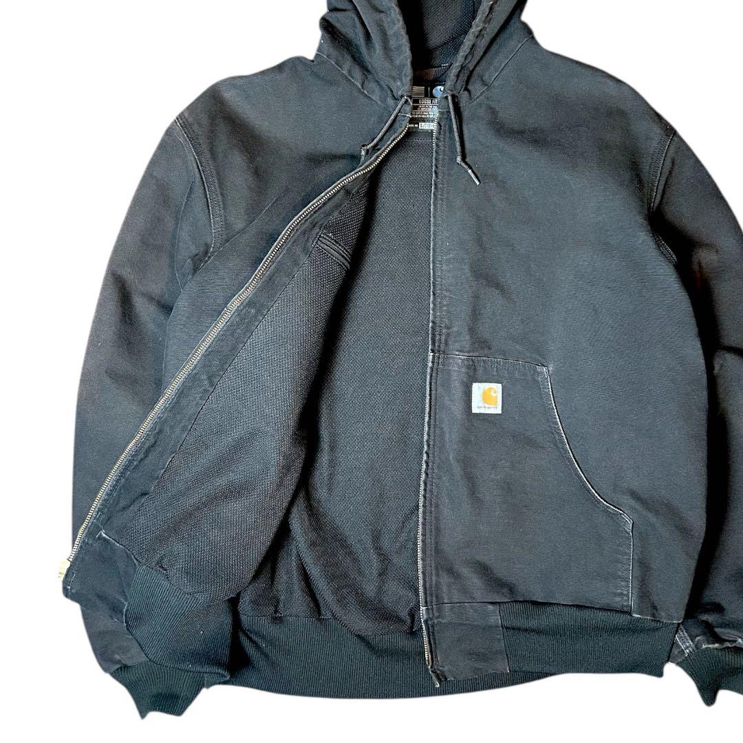 定番色】Carharttアクティブジャケット J131-Mブラック XL相当 - メルカリ