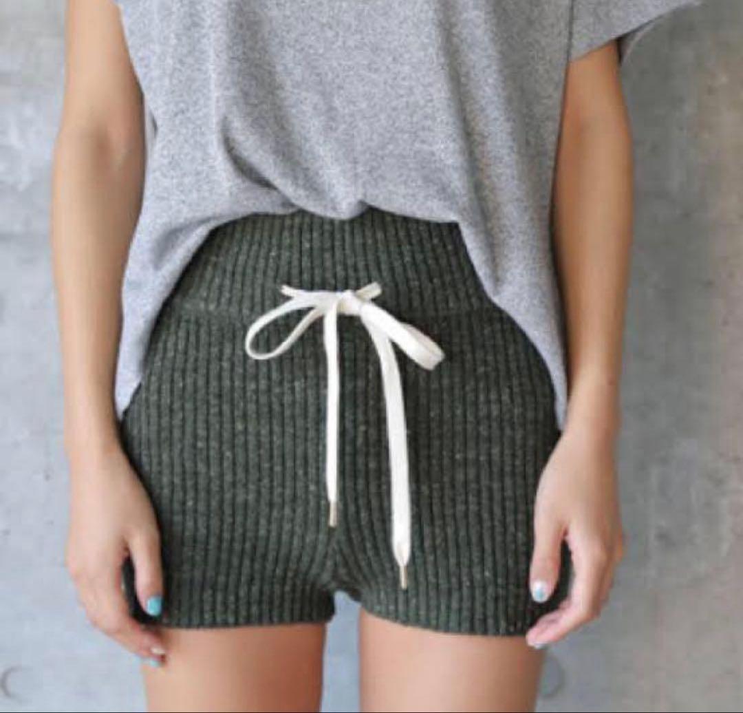 JUEMIニットパンツ カーキ - メルカリ