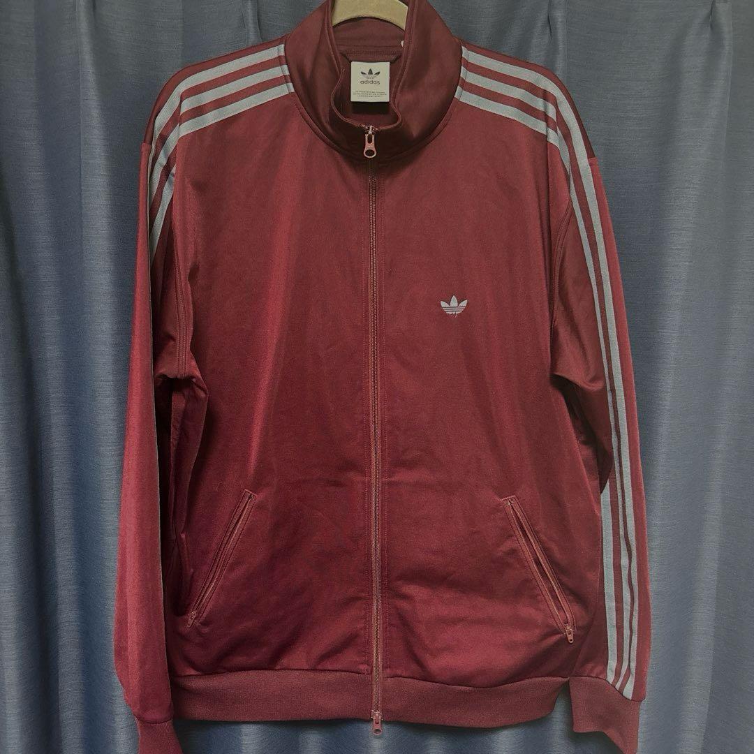adidas ベッケンバウアー トラックジャケット マルーン M - メルカリ