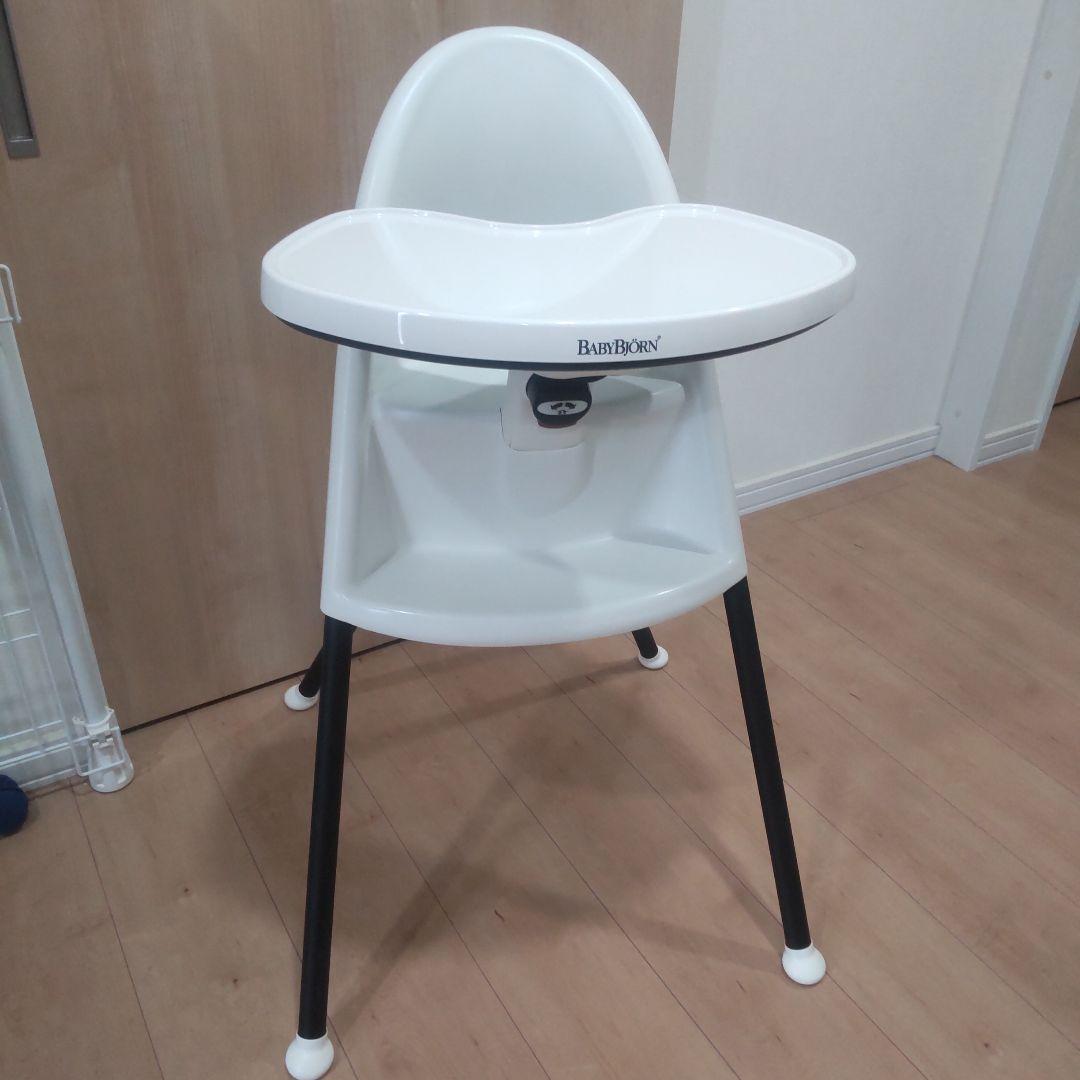 BABYBJÖRN ハイチェア 説明書付き ホワイト ベビージョルン baby bjorn ベビービョルン ベビーハイチェア 【使い方・紹介動画
