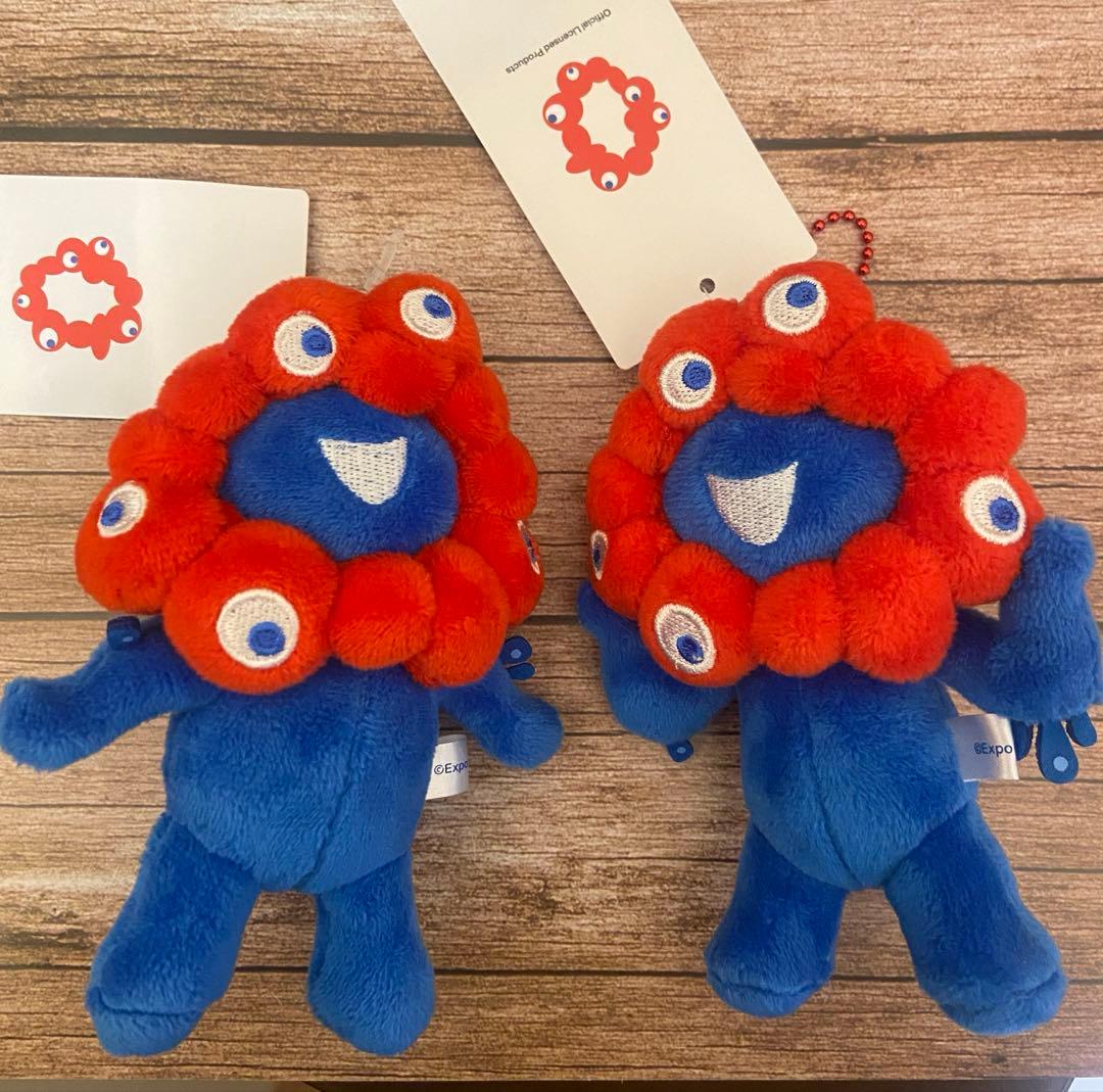 2個セット ミャクミャク ボールチェーンマスコット a b - メルカリ