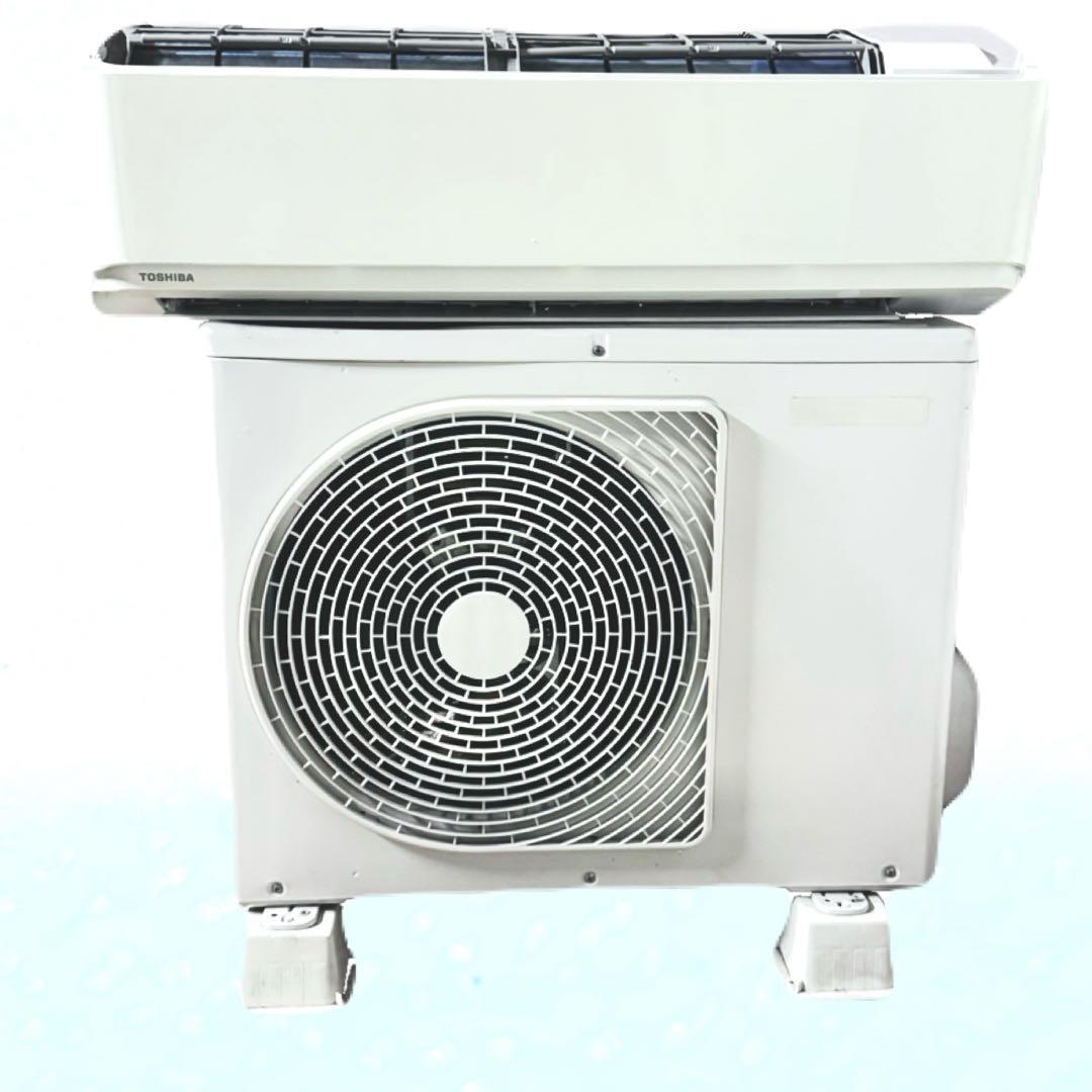 m*o様 工事もします　洗浄済　東芝　プラズマ空清エアコン大清快 2.2kw 6