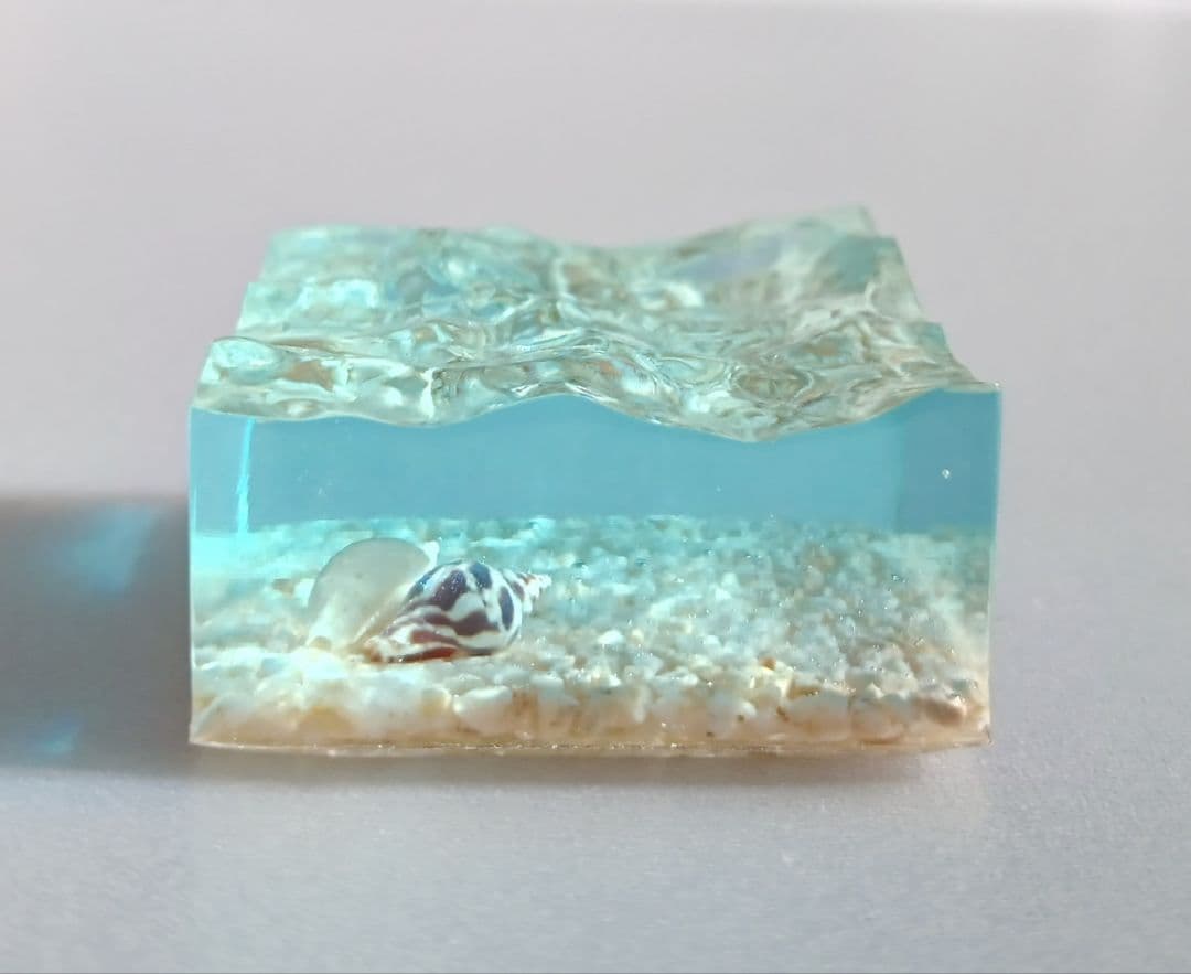 海のかけら No.3072 】エポキシレジン オーシャンアート レジンアート