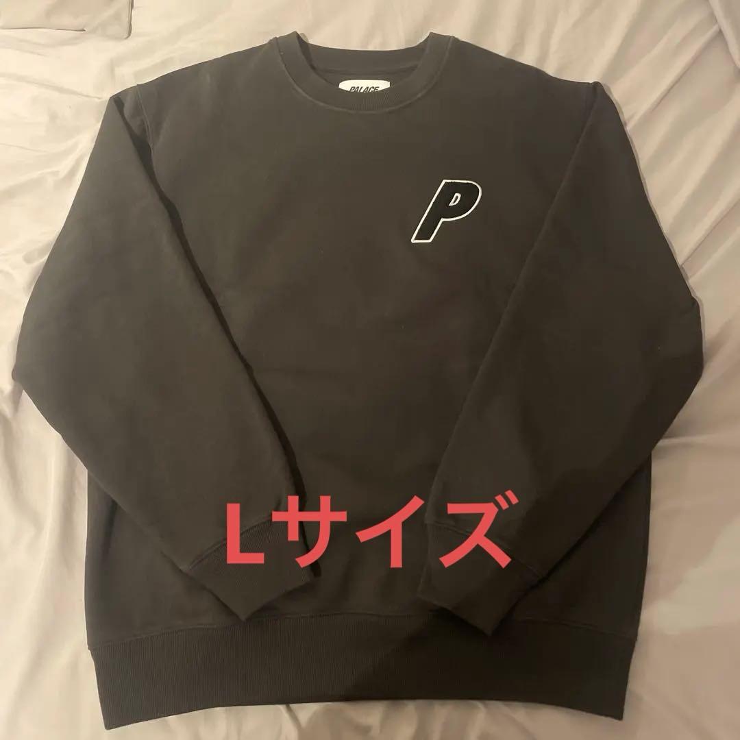 PALACE CHENILLE TRI-FERG CREE ブラック　L Chenille Tri-Ferg Crew Black - Winter 2024 - Palace Community