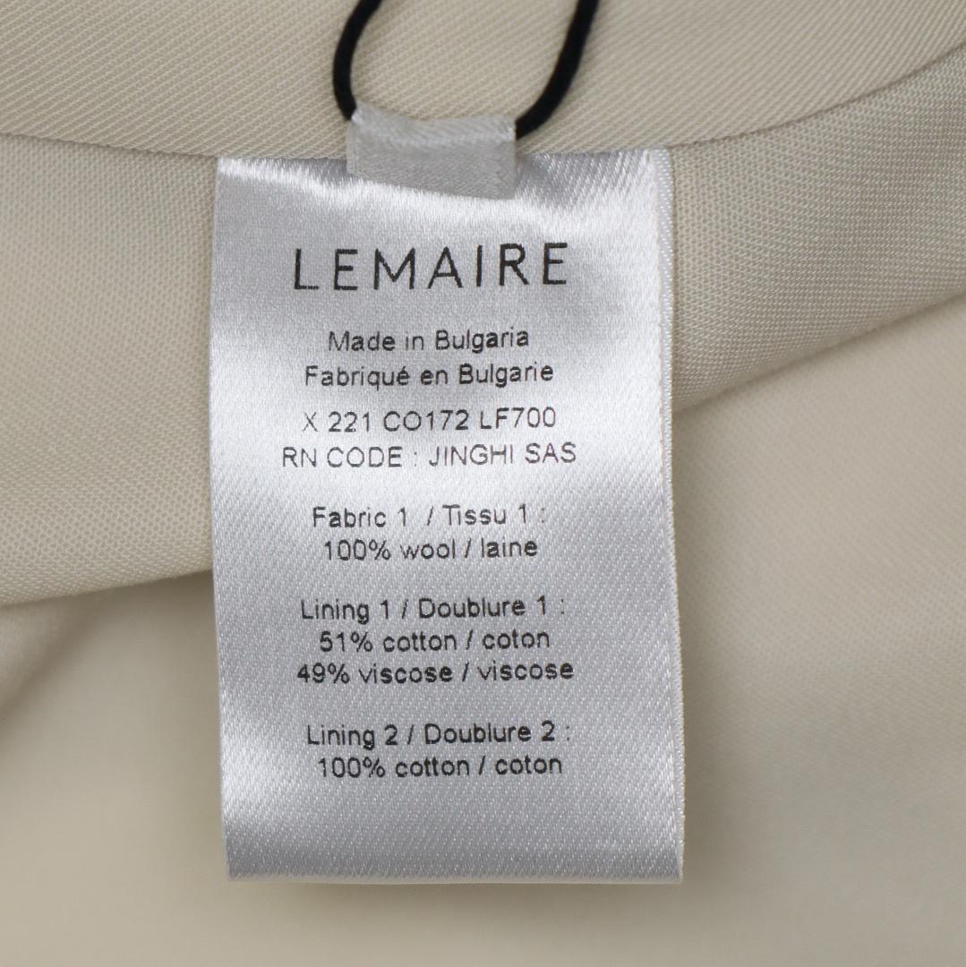 LEMAIRE 新品 22SS ウールツイル トレンチコート XS ユニセックス