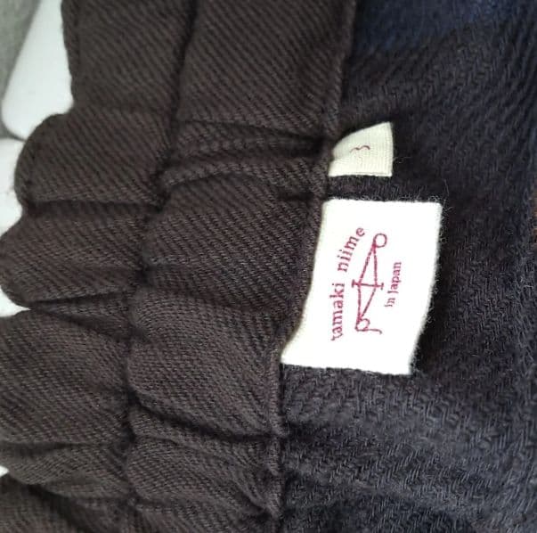 1739 tamaki niime ウール×コットン tarun pants 3 - メルカリ