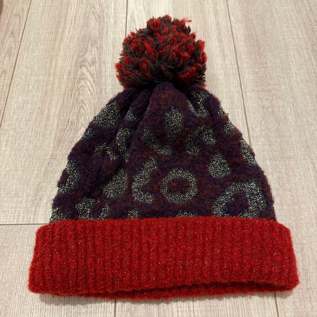 VivienneWestwood ヒョウ柄 ニット帽 レオパード - メルカリ