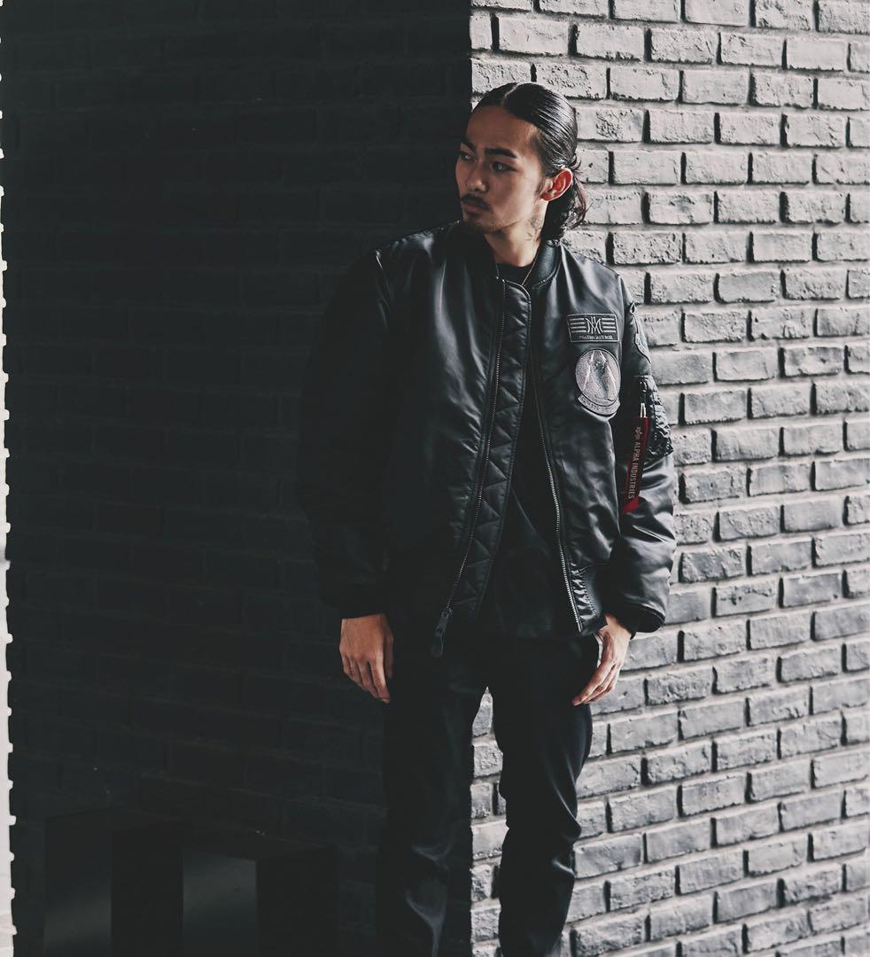 MATIN AVENIR ALPHA コラボ MA1ジャケット 朝倉未来 BD - メルカリ