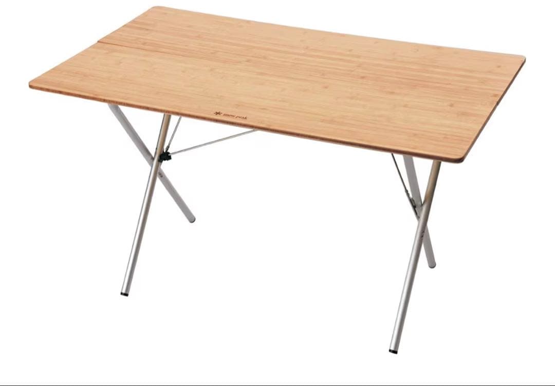  peak ワンアクションテーブルロング竹　収納袋付　脚カバー有 peak ワンアクションテーブルロング竹 収納袋付 脚カバー有 Snow Peak