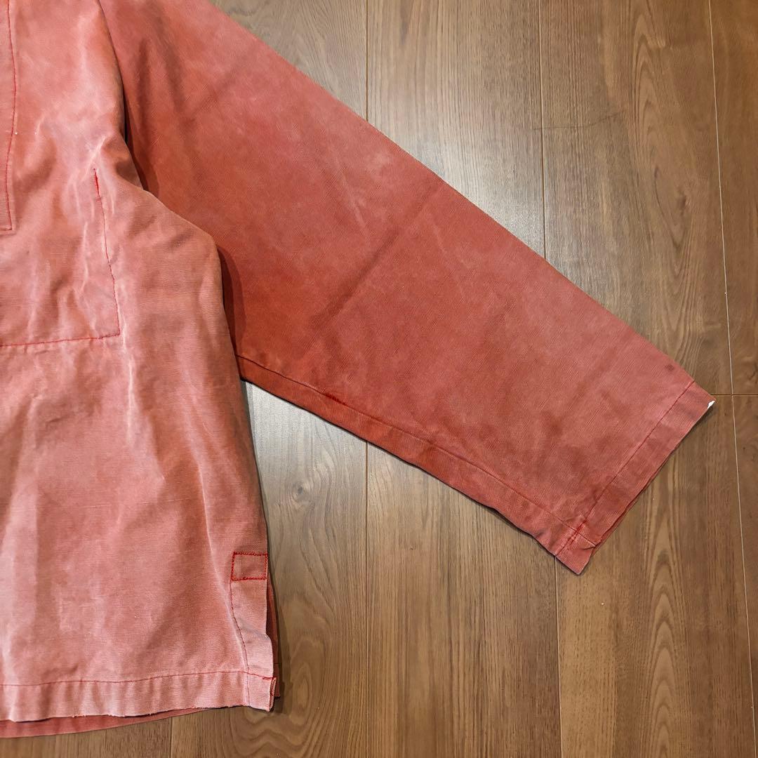 筆記体タグ ◎ 60s 70s L.L.BEAN スモック XL フェード