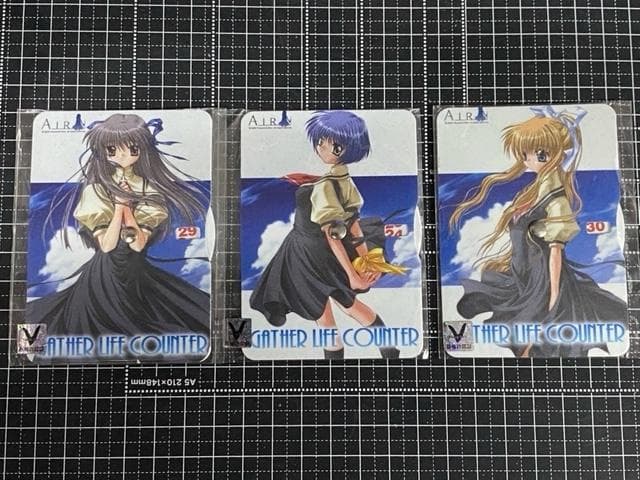 AIR ライフカウンターセット「遠野美凪」「霧島佳乃」「神尾観鈴