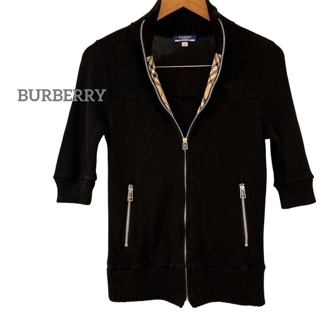 BURBERRYバーバリーブルーレーベル ノバチェックホースロゴジップ