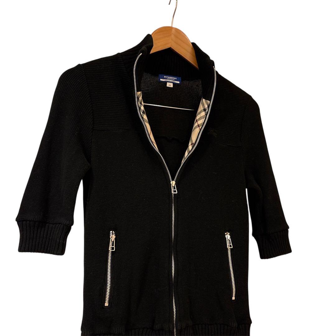 BURBERRYバーバリーブルーレーベル ノバチェックホースロゴジップ