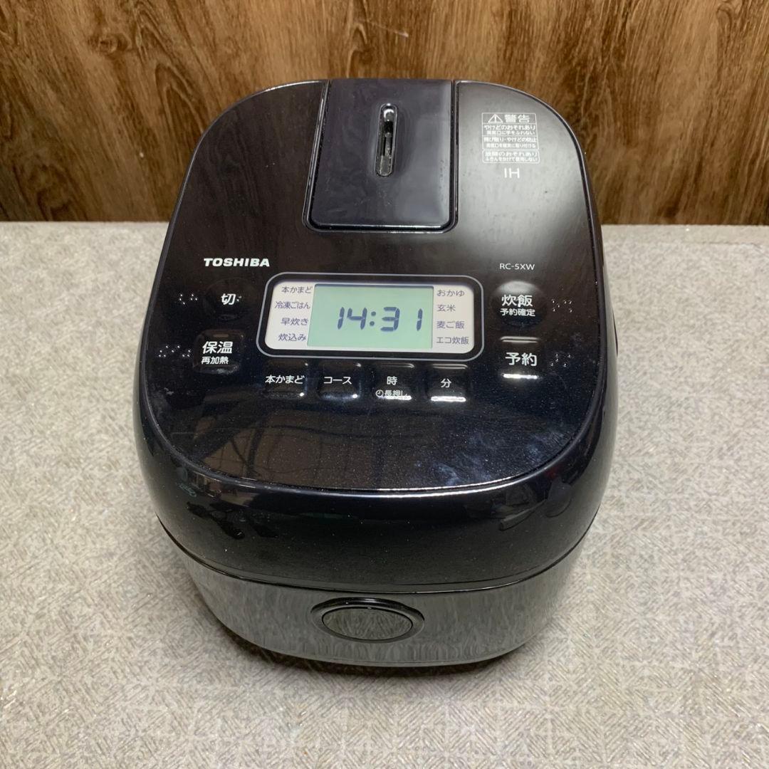 K817 東芝 TOSHIBA IHジャー炊飯器　RC-5XW 3合 25年製 Amazon | RC-5XW-K ブラック IH炊飯器 3合 | 東芝(TOSHIBA) | 炊飯器 通販