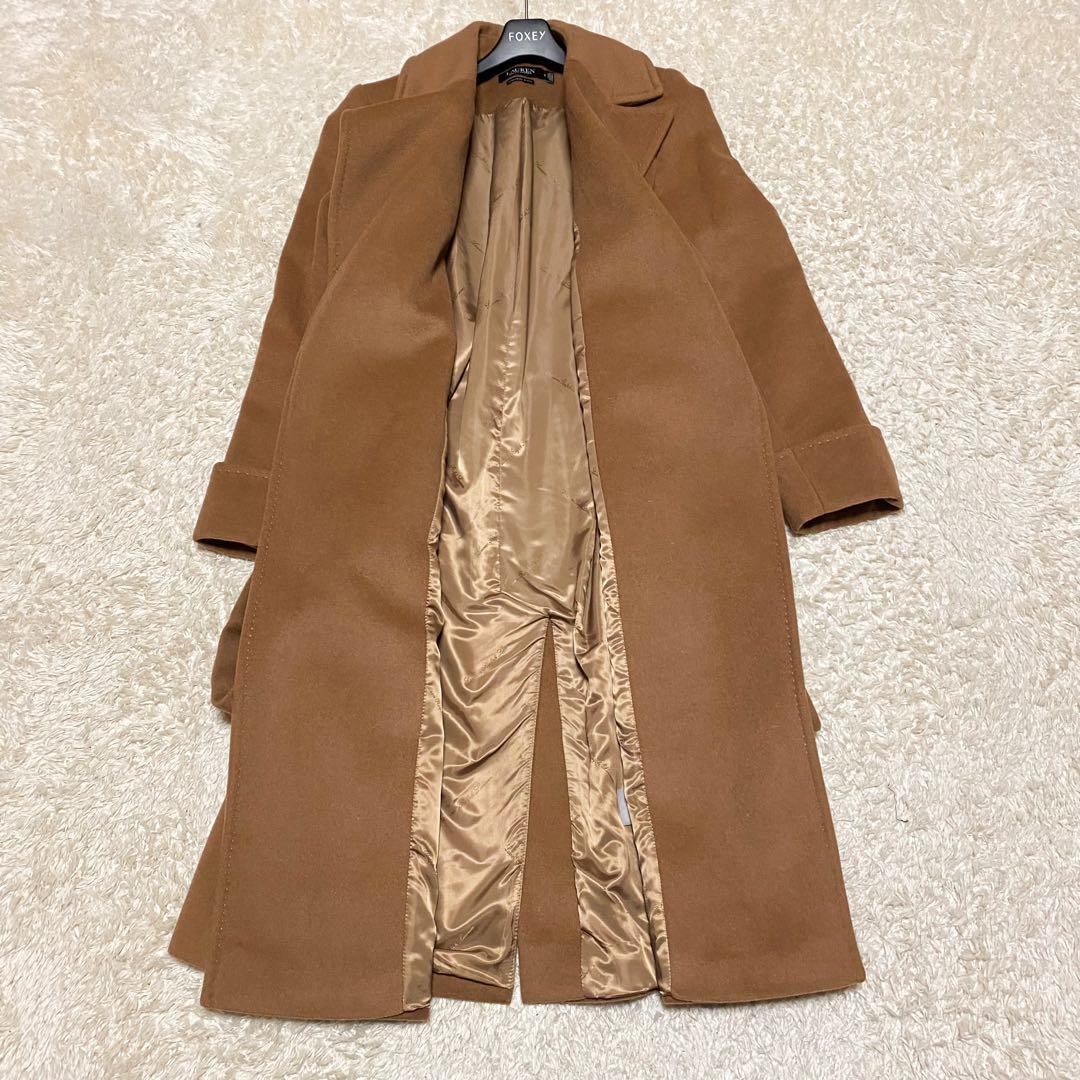 ローレンラルフローレン カシミヤ ウール ガウンコート チェスター