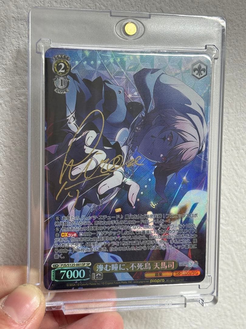 基*送様 プロセカ ヴァイスシュヴァルツ SPサイン 滲む瞳に、不死鳥