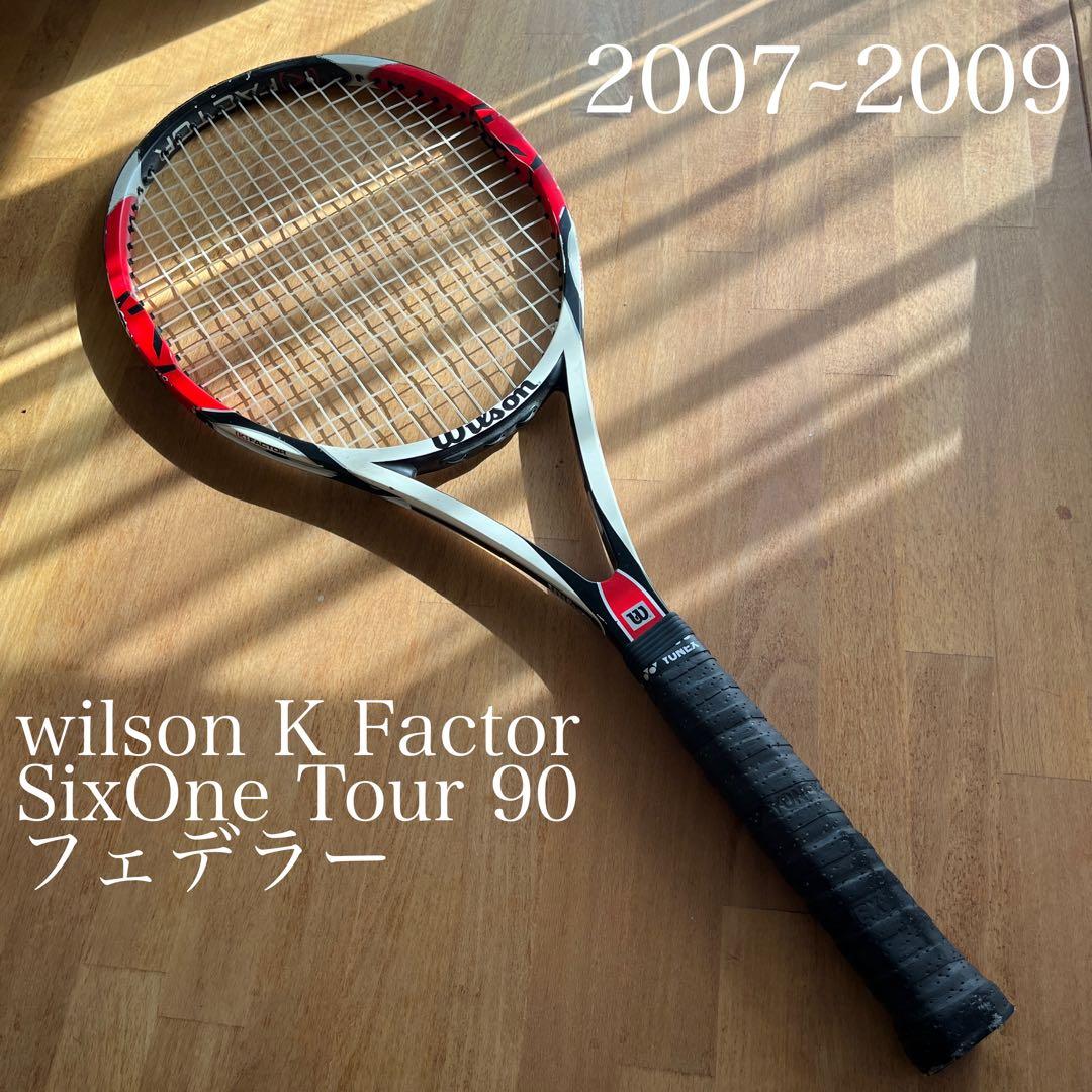 wilson Factor SixOne Tour フェデラー　テニスラケット WILSON K-FACTOR SIX ONE TOUR 90 ROGER FEDERER 6.1 MID 340g/12.0oz