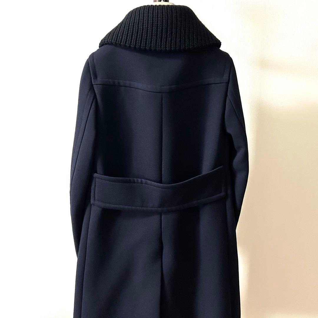 PRADA プラダ コート サイズ46（S〜M） ネイビー イタリア製 - メルカリ